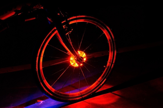 a bicicleta do diodo emissor de luz 10lm falou o flash rápido claro de 15 gráficos