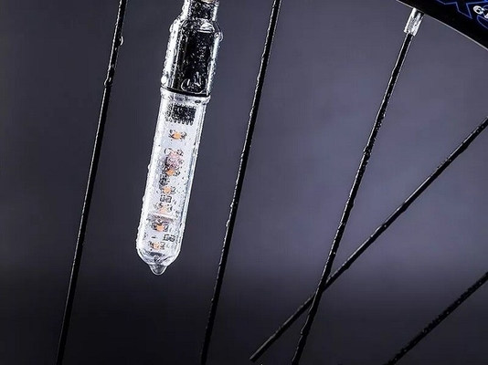 diodo emissor de luz das luzes da roda da bicicleta de 95x16x16mm, luzes coloridas do raio da roda da bicicleta do diodo emissor de luz