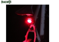China Waterproof a luz vermelha da cauda da bicicleta de USB com a bateria 650mah recarregável fábrica