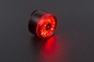 Parte traseira recarregável 20mm do elevado desempenho da lanterna traseira da bicicleta da tira do diodo emissor de luz USB de 15 lúmens