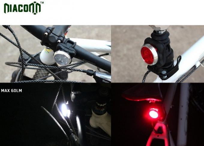 Grupos recarregáveis da luz da bicicleta com a bateria 650mah