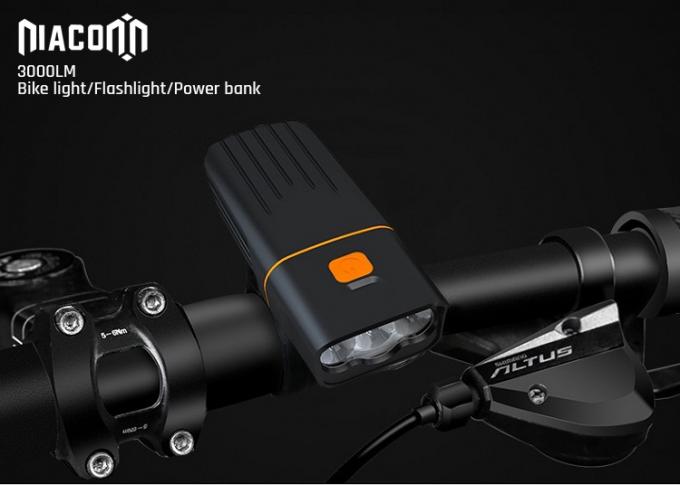 CREE Xml 3000 banco de alumínio do poder da luz da bicicleta de USB do lúmen 30W para o farol da bicicleta