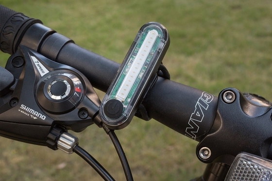 Medidor recarregável IPX4 SMD de USB Front Rear Light 500 da bicicleta de alumínio