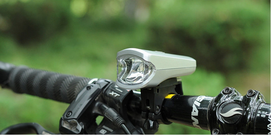 Luz recarregável da bicicleta de 60LM USB com fonte impermeável do diodo emissor de luz IPX4 do material do ABS