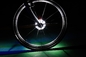 A bicicleta de piscamento de néon do diodo emissor de luz falou o fulgor claro 18mm 3D